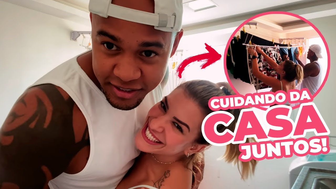 TAREFA DE CASAL: LAVANDO AS ROUPAS JUNTOS! SOCORRO!