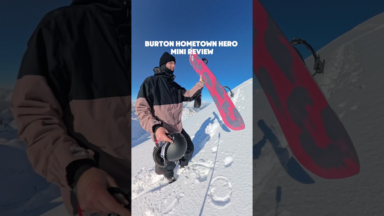 Mini review of the Burton Hometown Hero @B@BurtonSnowboards@clewsnowboarding @outdoormasterUS