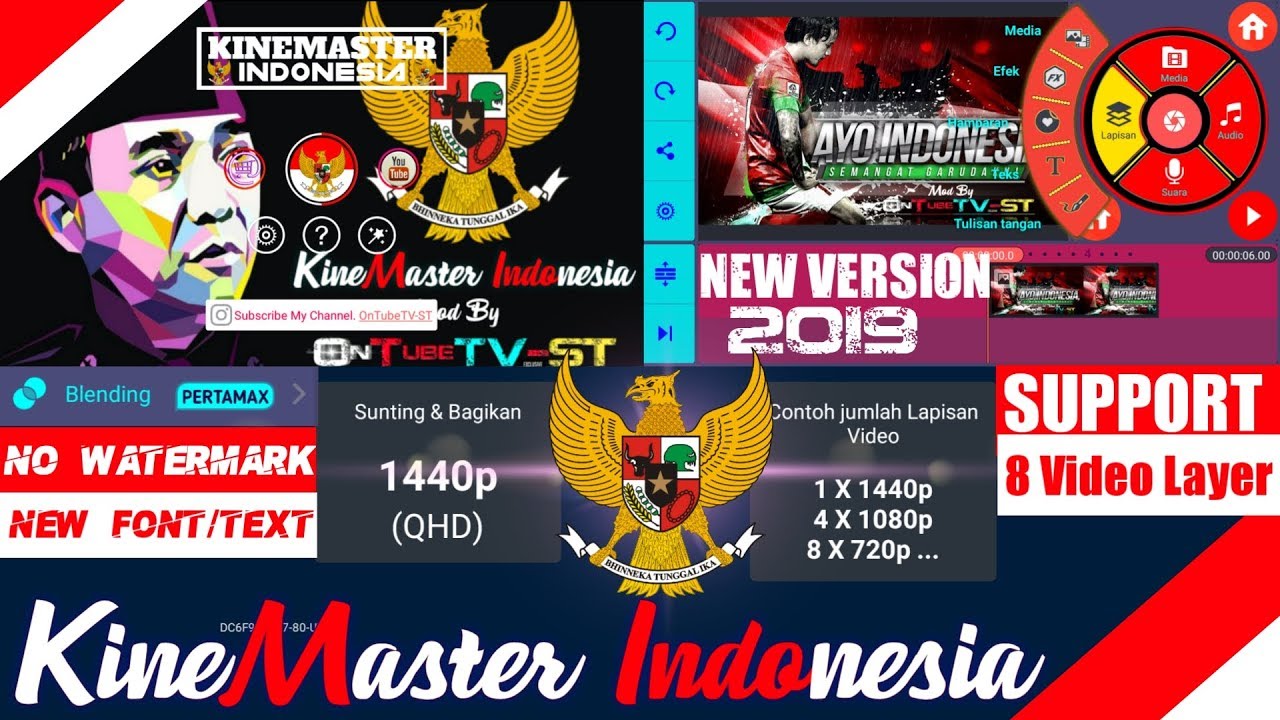 Kinemaster Indonesia Support 8 Video Layers Kinemaster Pro 2019 By Ontubetv Studiotutorial