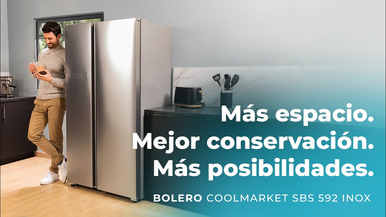 Bolero CoolMarket SBS 592 Inox Frigorífico Cecotec