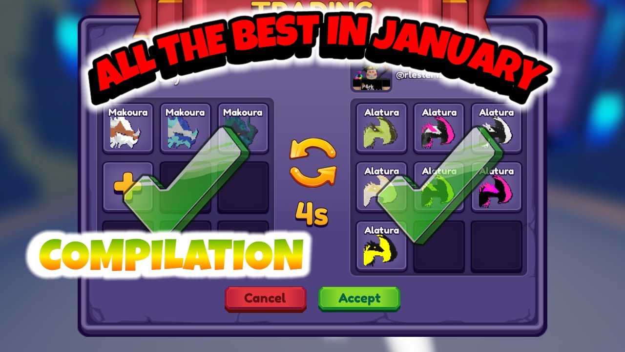 ALL THE BEST IN JANUARY COMPILATION💎Dragon Adventures Fantasy | Roblox