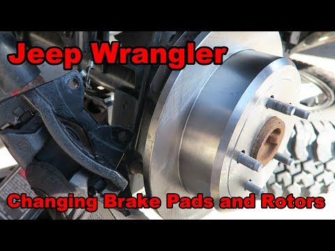 ジープラングラーJK / JKUのブレーキパッドとローターを交換する方法