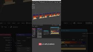 💥 El TRUCO de Color “ESCONDIDO” en Blender 🎨 #clases3d #shorts