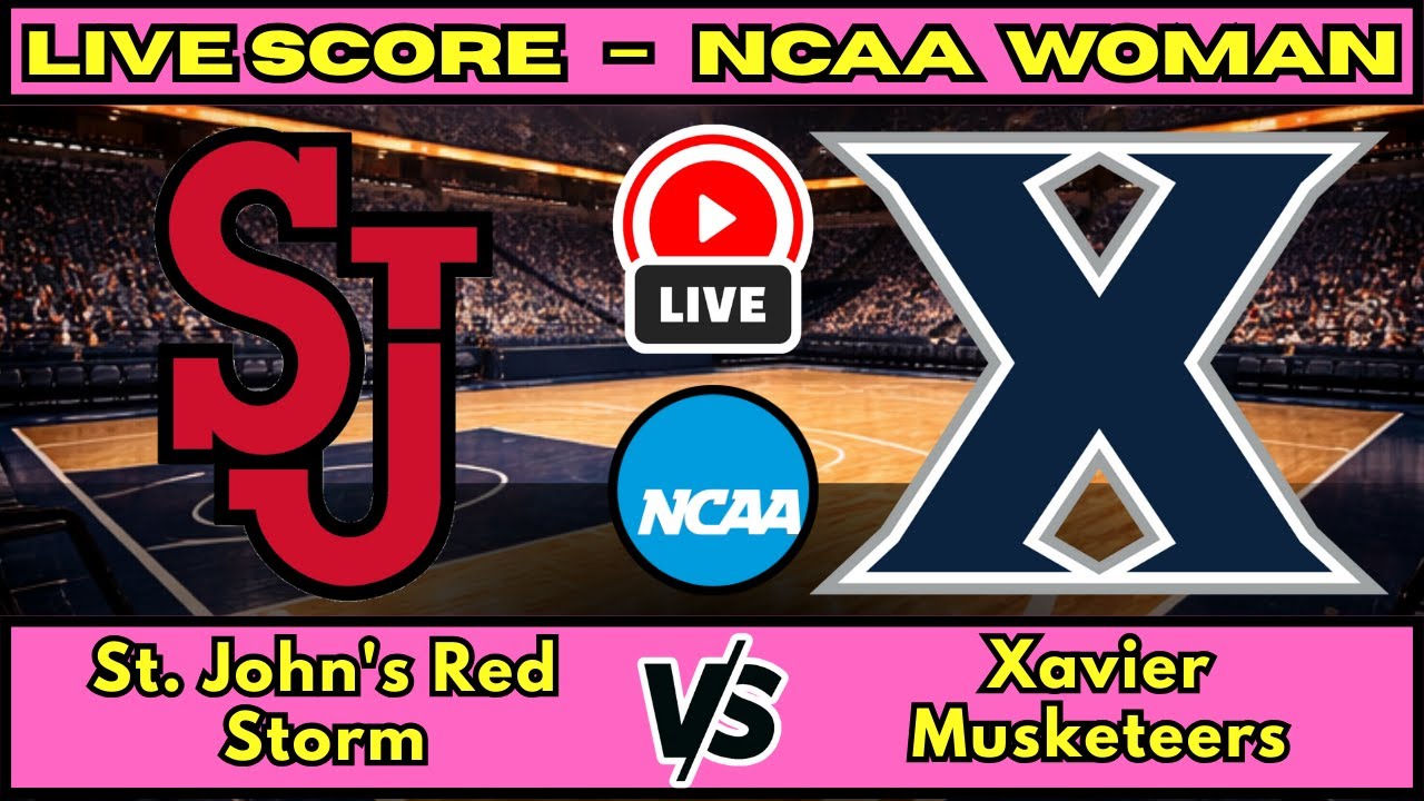 🔴 St. John's Red Storm vs Xavier Musketeers | NCAA Women’s Basketball | Live Score Update Jan 17