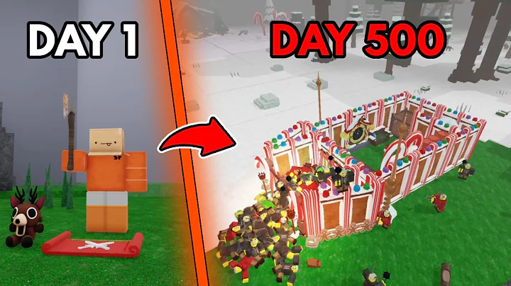 I Built the SMALLEST CHRISTMAS AFK BASE in 99 Nights in the Forest!