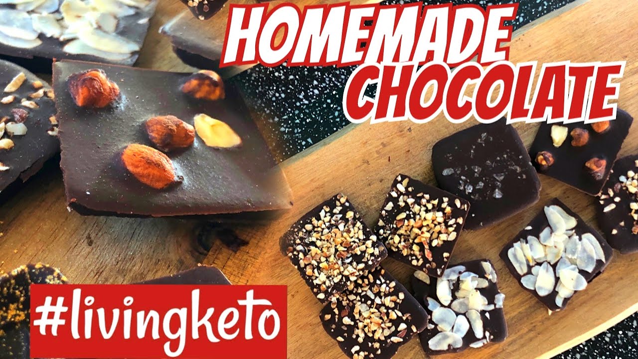 Homemade Keto Chocolate Bar! Keto Dessert Recipe YouTube
