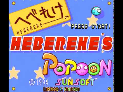 SNES Longplay [521] Hebereke's Popoon