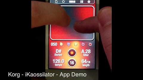 Korg iKaossilator - Music App Demo