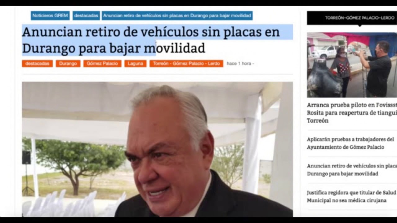 NOTICIEROS GREM. Resumen semanal.