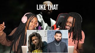 KANYE WEST DISSED DRAKE & J. COLE TOO!!! 🔥 | LIKE THAT (REMIX) | REACTION