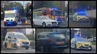 INTENSE Emergency Vehicle Responses in South East London!!