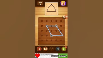 Line Puzzle:String Art. Oak Level 6. Walkthrough.