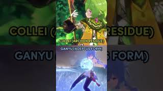Video thumbnail of "Genshin Impact 1v1 (Ganyu vs Collei) || LORE Wise"