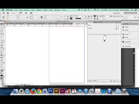 InDesign: Doc Setup and Threading Text