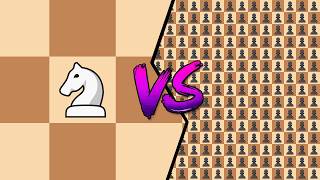 1 Knight vs 100 Pawns