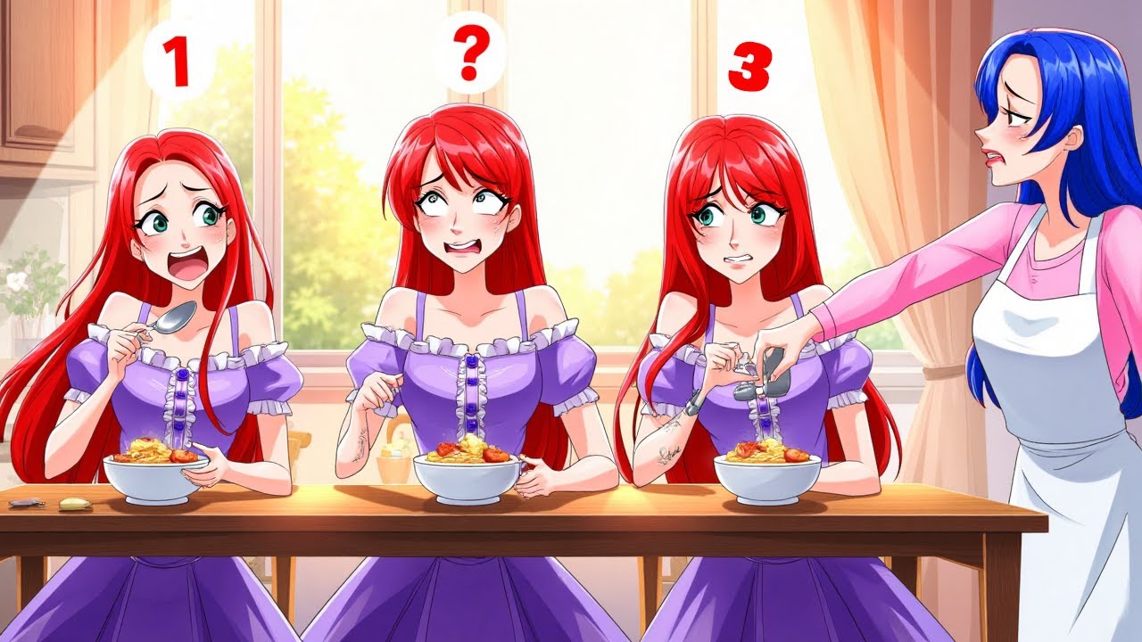 แม่เรียกพี่สาวฝาแฝดทั้งสามของฉันด้วยชื่อเดียวกัน 🍒