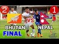 Bhutan vs Nepal 1-2 HIGHLIGHTS Final Match |13th South Asian Game 2019 Nepal vs bhutan Live Football