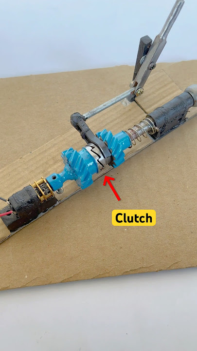 CLUTCH mechanism . manual transmission . Dc motor_ .motor for . Best mini project . tinni motor