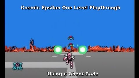 Cosmic Epsilon One Level Playthrough using a Nes Cheat Code :D #Nintendo #Nes #CheatCodes #Gaming