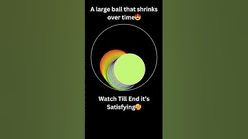 Hypnotic Shrinking Ball: A Mesmerizing Simulation #simulation #python #shorts #fypyoutube