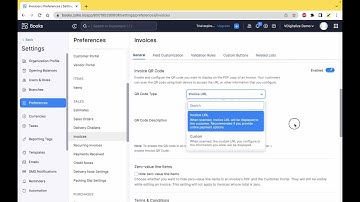 How to Enable QR Code on Zoho Invoices