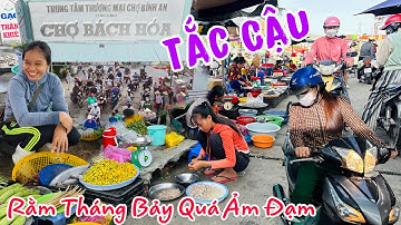 Kiên Giang - CHỢ CÙ LAO TẮC CẬU NỔI TIẾNG NHẤT MIỀN TÂY | Rằm tháng bảy Chợ vắng quá