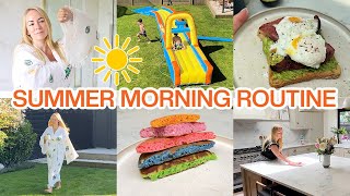 SUMMER Morning Routine ☀️ Mom of 3 - Slowing Down 🙌🏻