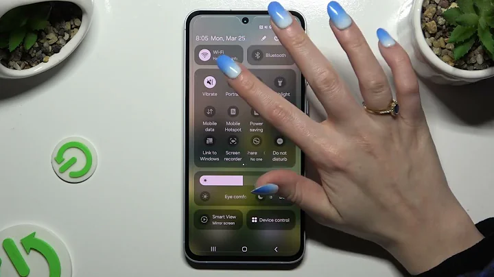 How to Turn On/Off Auto Rotate Screen on SAMSUNG Galaxy A55 – Auto-Rotation