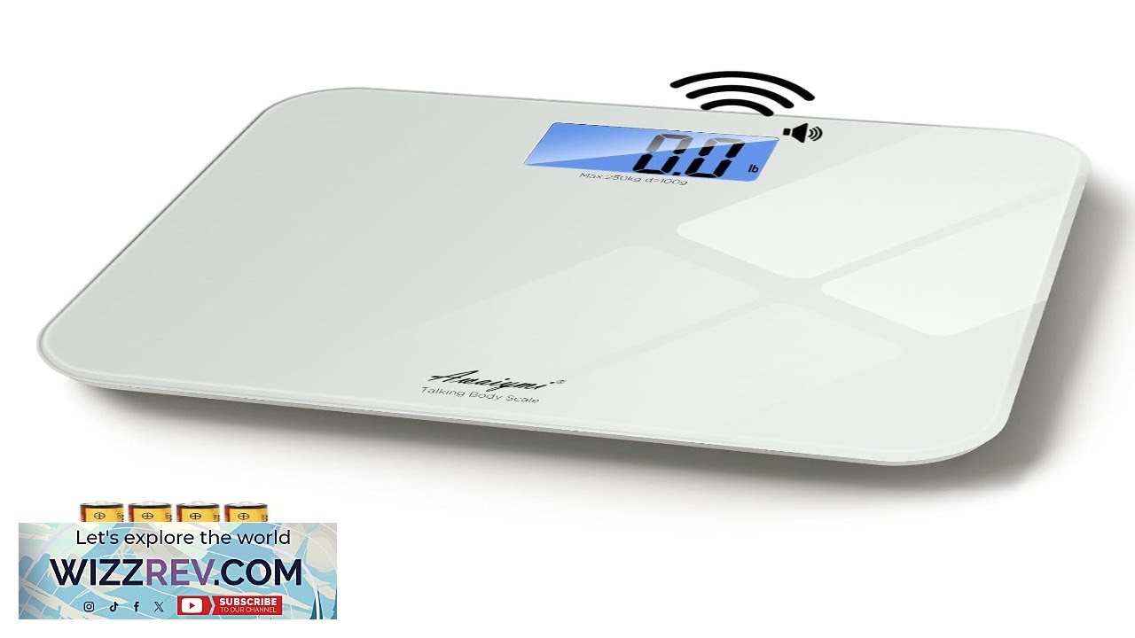 Talking Scales for Body Weight Highly Accurate Digital Talking Bathroom Scale Review