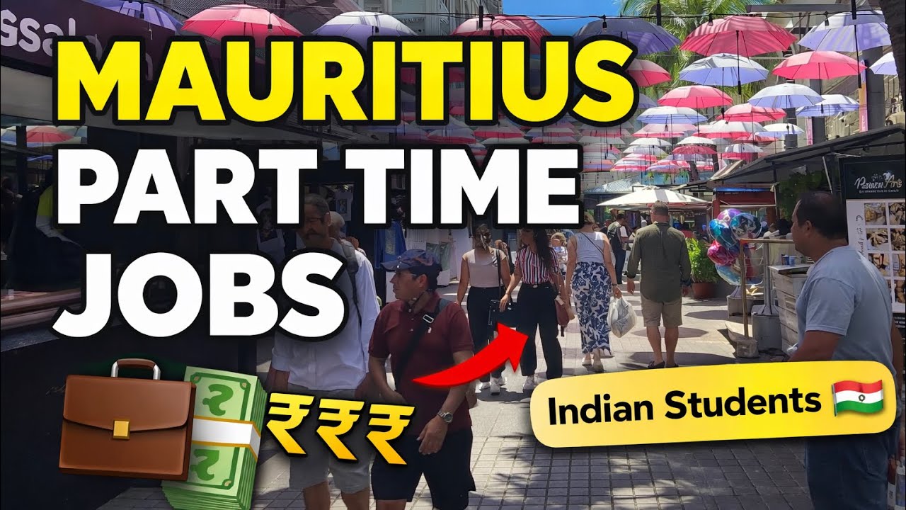 Mauritius lo Part Time Jobs | Indian Students Full Guide Telugu | Port Louis Vlog 🇲🇺 #telugu 