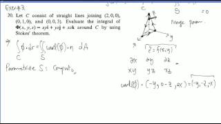 Stoke's Theorem, Examples Part 1, Fall 2016