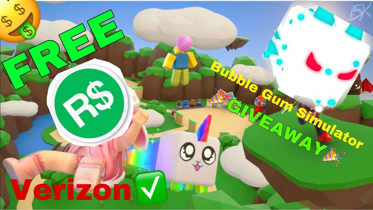 How To Get This Secret Free 500 Robux Offer Plus Huge Bubble Gum Simulator Giveaway Youtube - 500 robux giveaway goodbye glorcial