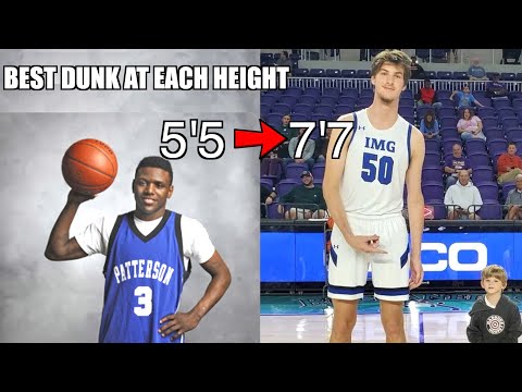 THE BEST DUNK AT EVERY HEIGHT! (5'5 to 7'7)
