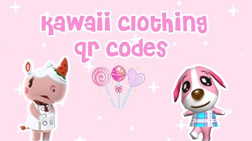 kawaii animal crossing new leaf qr codes (clothing)