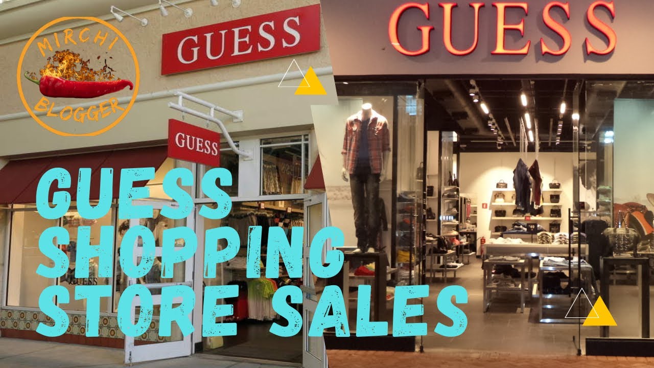 Guess shopping store sales in paris | 2022 sales paris | Mirchi Blogger |