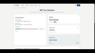 How to Use Portugal IMT Tax Calculator on Indago.pt