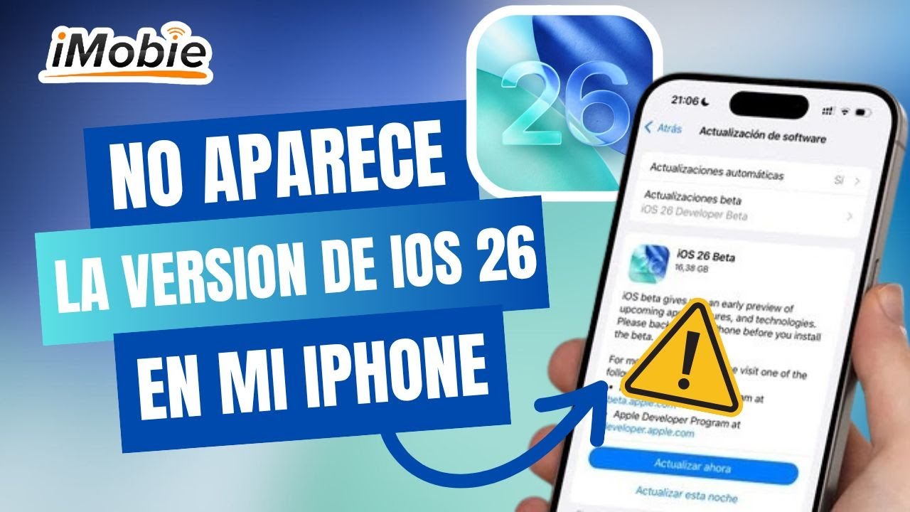Actualiza tu iPhone a iOS 26: Guía completa para instalar iOS 26 aunque ...