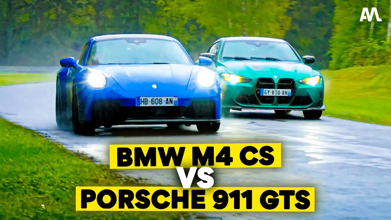 La BMW M4 CS défie la Porsche 911 GTS : laquelle sera la meilleure ?
