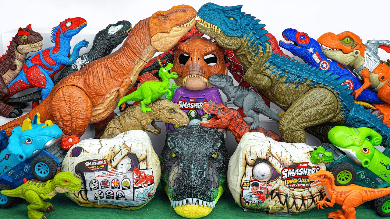 65 Minutes Satisfying with Unboxing Prehistoric Dinosaur Toy Collection ASMR | Review Toys