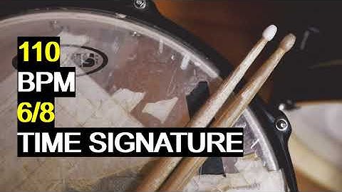 110 BPM - 6/8 Drum Loop ( Almost 30 minutes! Perfect For METRONOME! )