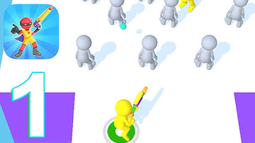 Paint Brawl 3D Gameplay Walkthrough Part 1 (IOS/Android)