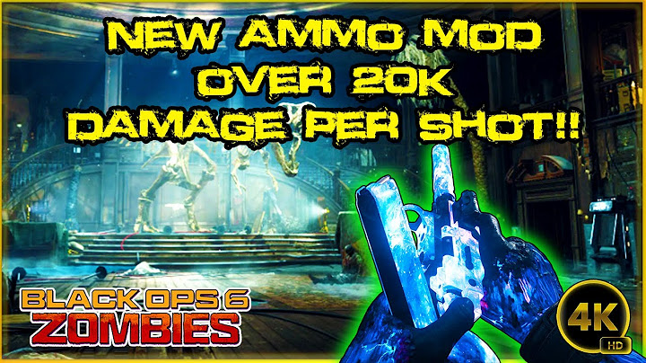 BO6 ZOMBIES NEW 3 ROUND BURST MOD JUST SHREDS!! #bo6zombies #callofduty #4k