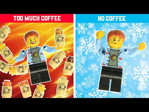 Lego SPIDERS in Starbucks Coffee FAIL