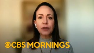 Venezuela opposition leader María Corina Machado says nobody trusts interim president