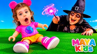 Download Lagu The Mean Witch Turned Maya Into a TOY! 😱🧸
