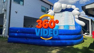 20ft Raging Rapids Curve Water Slide 360° | Dual Lane | Sky High Party Rentals TX &amp; USA