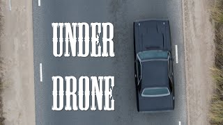 70 Dodge Challenger under Drone