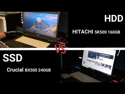 ノートPC改造シリーズ]FUJITSU lifebook A550/AのHDDをSSDに換装して 