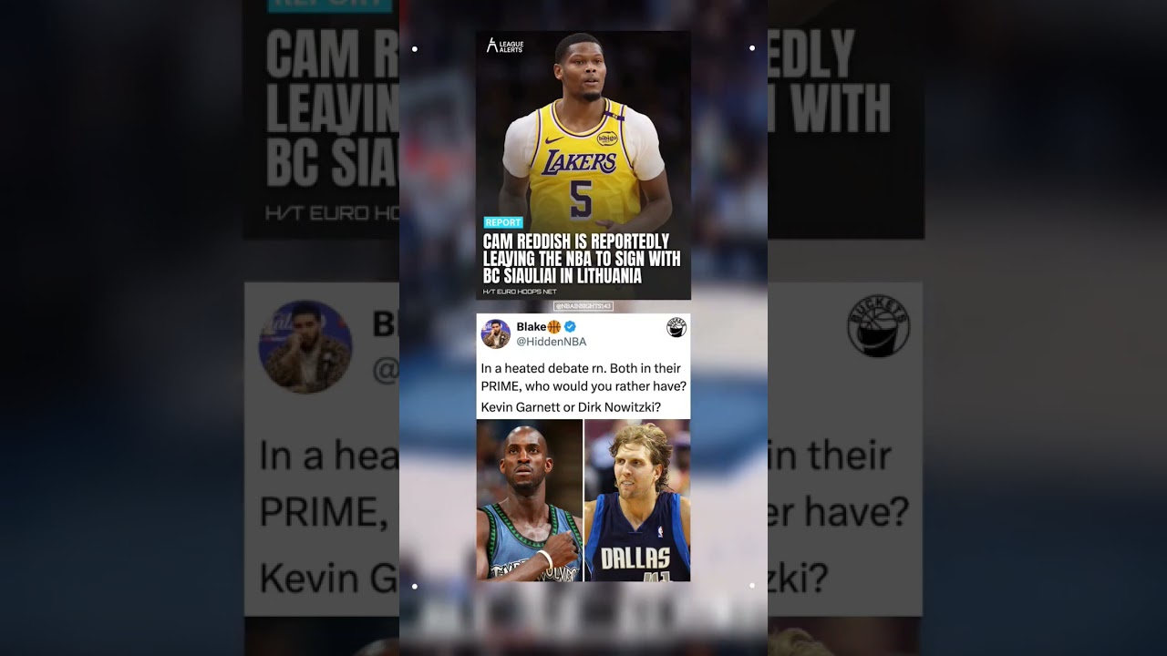 Cam Reddish is reportedly leaving the NBA to join BC Šiauliai in Lithuania. Big move 😊⛹️