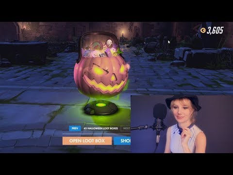 ASMR Whispered Opening Halloween Loot Boxes / Overwatch